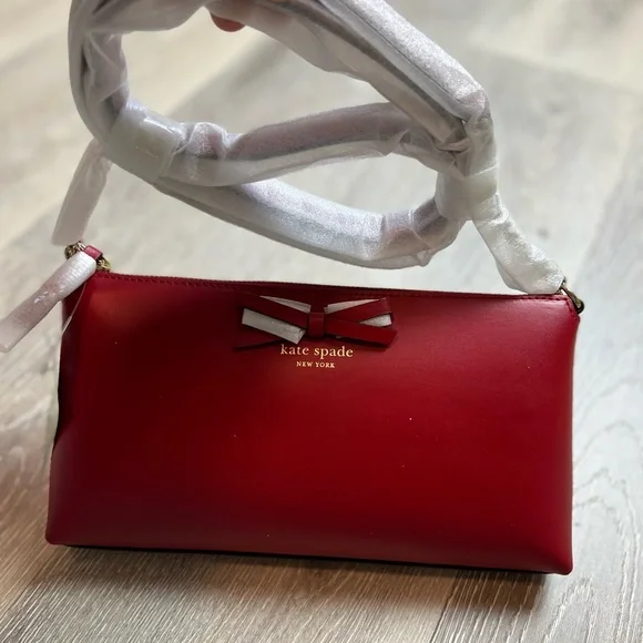 kate spade wkru 4039 declan sawyer street pillbox red NWT - Picture 3 of 8